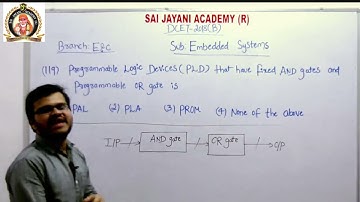 DCET 2018 | EC| Embedded System  | QP SOLUTION | SAI JAYANI ACADEMY (R)