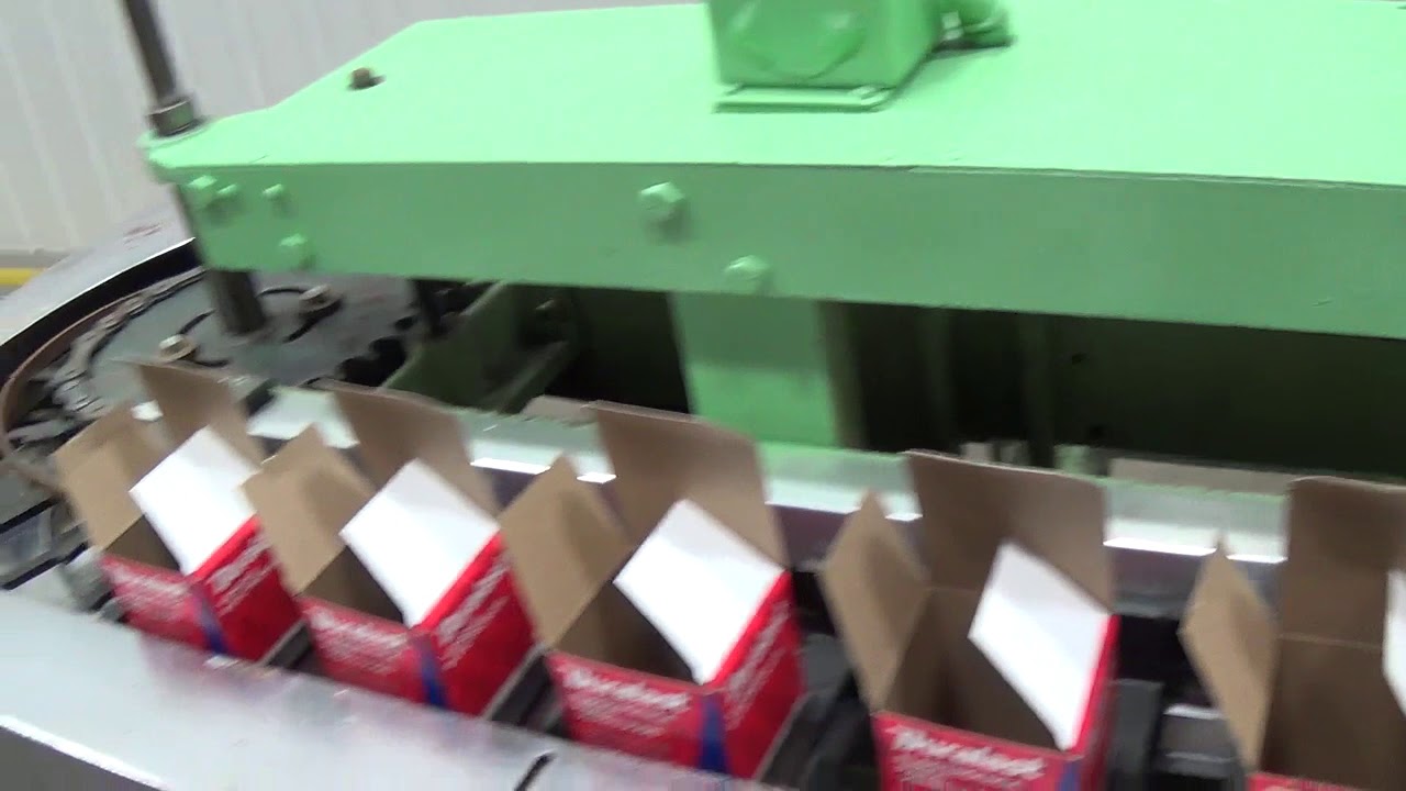 C8526 Jones IMV Hand Load Vertical Reverse Tuck Cartoner SIGMA Equipment