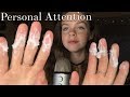 ASMR Personal Attention Triggers (Lotion,Lipgloss,Brushing)