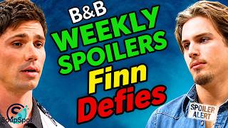 Bold and the Beautiful 2-Week Spoilers: Finn Defies Steffy? Sheila Follows Them & Will WARNED!