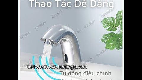 Vòi rửa tay cảm ứng tự động Caesar  KAG A911