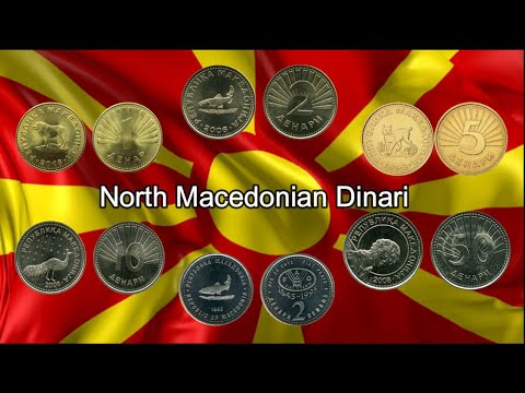 NORTH MACEDONIAN DENAR COIN SET..
