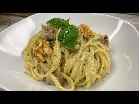 I have never eaten such delicious pasta! Quick and easy recipe!