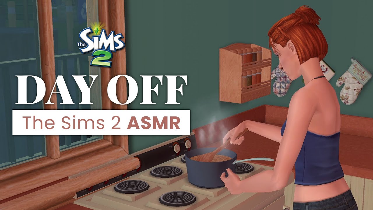 The Sims 2 Day Off Routine ☕️ Relaxing ASMR Gameplay (No Talking)