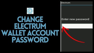 How to Change Electrum Wallet Account Password 2024 | Modify Electrum Wallet Password