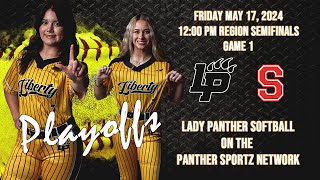 Liberty Lady Panther Softball vs Salado Fri May 17, 2024 Region Semifinal Game 1