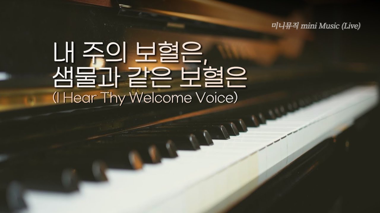 내 주의 보혈은 + 샘물과 같은 보혈은 | 찬송가 피아노 연주 | 사순절, 고난주간 | 찬양 묵상, 기도 음악