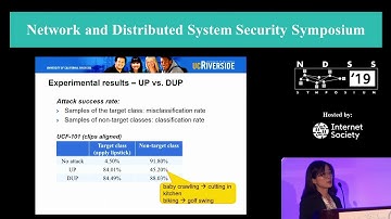 NDSS 2019 Stealthy Adversarial Perturbations Against Real-Time Video Classification Systems