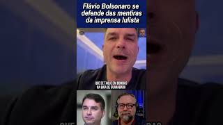 Flávio Bolsonaro desmente os ataques da imprensa