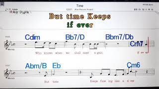 Miniatura de "Time/Alan parsons project💋노래방, 가라오케,코드 큰 악보, 반주, 가사, , 💖Karaoke, Sheet Music, Chord, MR"