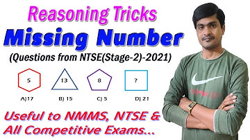 Missing Numbers I Part-3 I Best Reasoning Tricks in Telugu I Hard Level I Useful to all Comp. Exams
