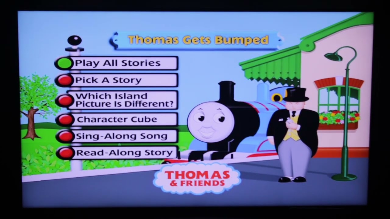 Thomas & Friends Thomas Gets Bumped DVD Menu Walkthrough