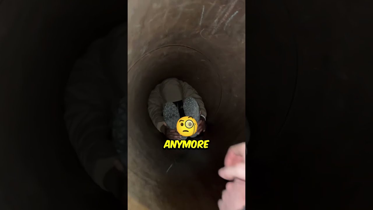 Man Gets Stuck In A Pipe Then This Happens