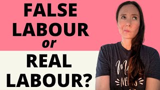 PRODROMAL LABOUR -THE DIFFERENCE BETWEEN TRUE LABOUR & FALSE LABOUR