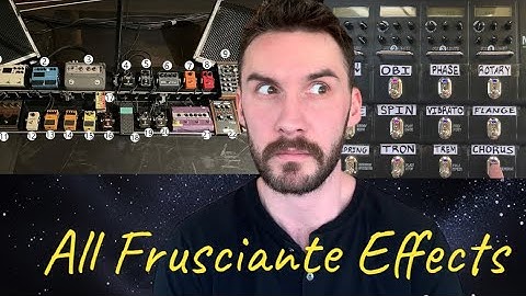 John Frusciante Line 6 M13 - Effects Settings #guitarpedals #frusciante #guitar