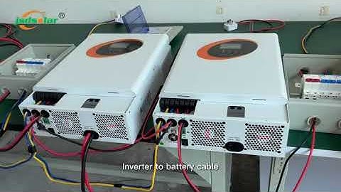 How to Connect Two Pcs 5.5KW  J5500HP 5500W Hybrid Inverter in Parallels