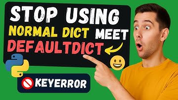 Defaultdict Class Python Is a Game-Changer (STOP Using Normal Dict)