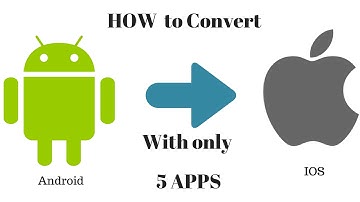 How to convert android into apple ios without root !