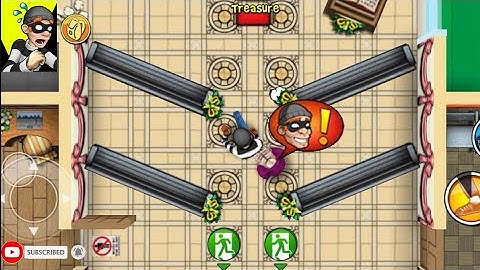 Robbery Bob Gameplay Walkthrough - ADVANCED 12 - Part 1 Chapter 4 Level 12