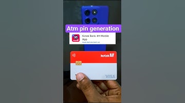 kotak new atm pin generation | how to set new debit card pin kotak 811 | kotak Mahindra bank