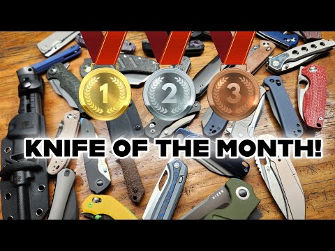 My Top Three Knives From August 2025!!   