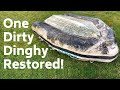 Dinghy Restoration and Weaver Davit Pad Removal