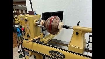 Finishing the SU06DWLBLWE Urn using the SR20 AY   Access Yoke Steady Rest