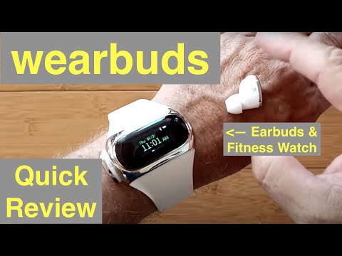 Aipower Wearbuds AI-W20 Wireless Earbuds Power Charging Smartwatch Fitness Tracker:  Quick Overview