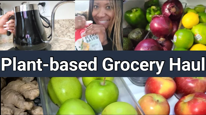 Plant-based grocery haul with meal ideas for begin...