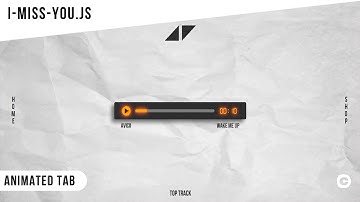 Animated Tab | Use I-Miss-You.js | Jquery Tutorial
