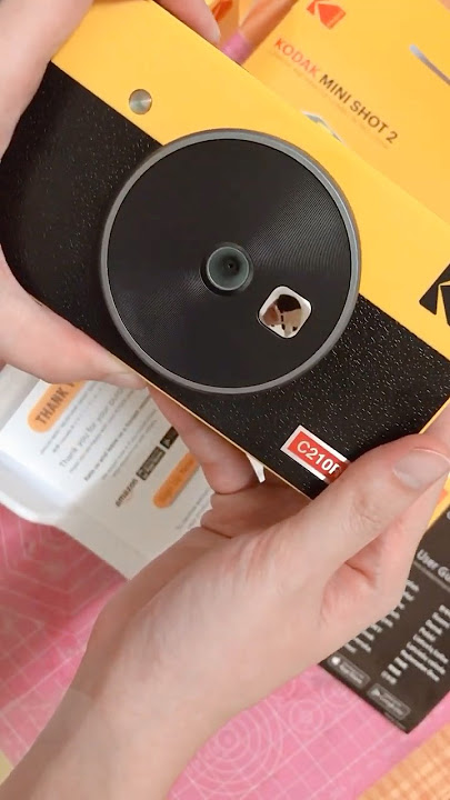 KODAK mini shot 2 retro (C210R) 📸🌻🌞 ASMR unboxing #shorts #kodak