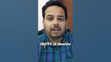 IRCTC User id disabled solutions | how to activate disabled irctc Account | User is disable #shorts