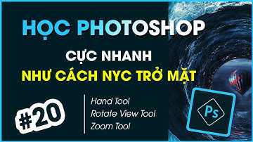 Bài 20 Hand Tool, Rotate View Tool, Zoom Tool Hướng dẫn Photoshop CC 2020 -Toàn Tít