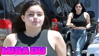 Ariel Winter flaunts her toned midriff in crop top around Los Angeles