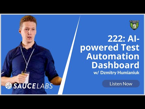 AI-powered Test Automation Dashboard with Dzmitry Humianiuk