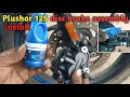 pulsar 125 front disc brake assembly installation //pulsar 150 back disc pad change!!