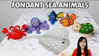 Under The Sea Cake Topper | Under The Sea Cake | Sea fondant cake | Finding Nemo Cake | Nemo Cake