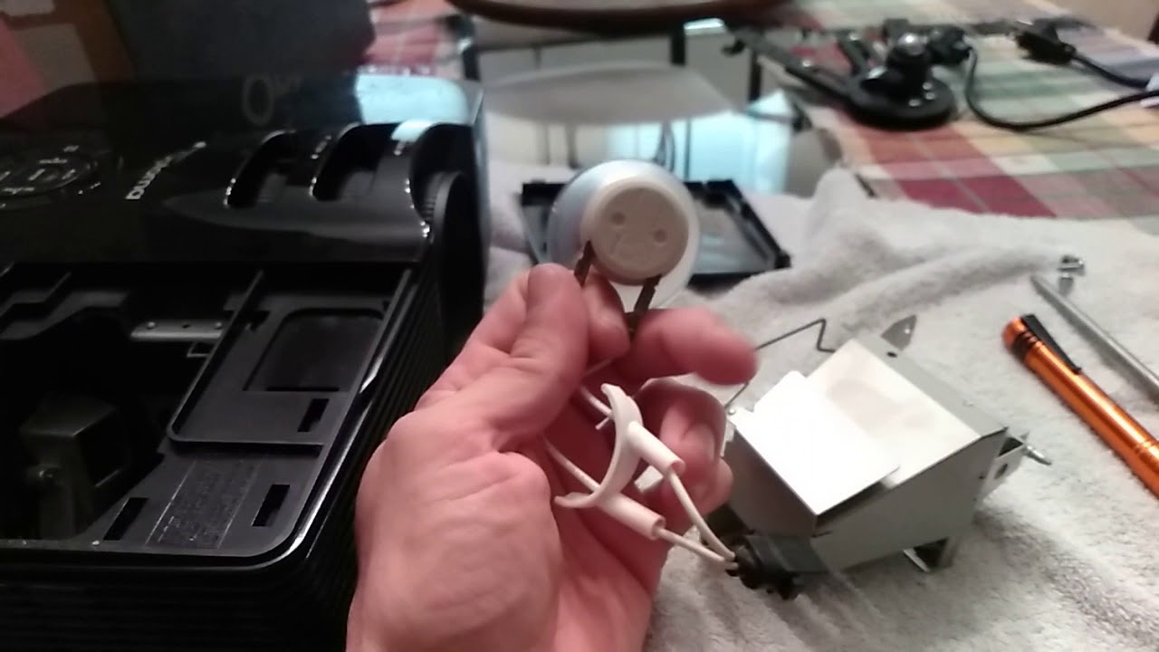 Optoma hd141x projector bulb replacement - YouTube