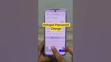how to change mobile hotspot password in realme #techtips #android #realme