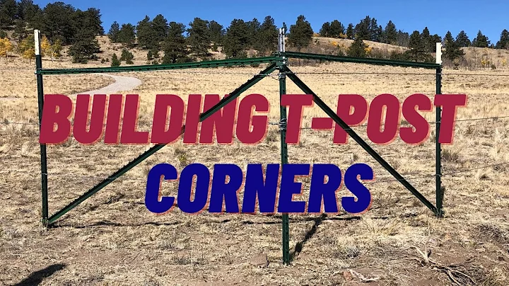Fencing 101: Building T-Post Corners FAST