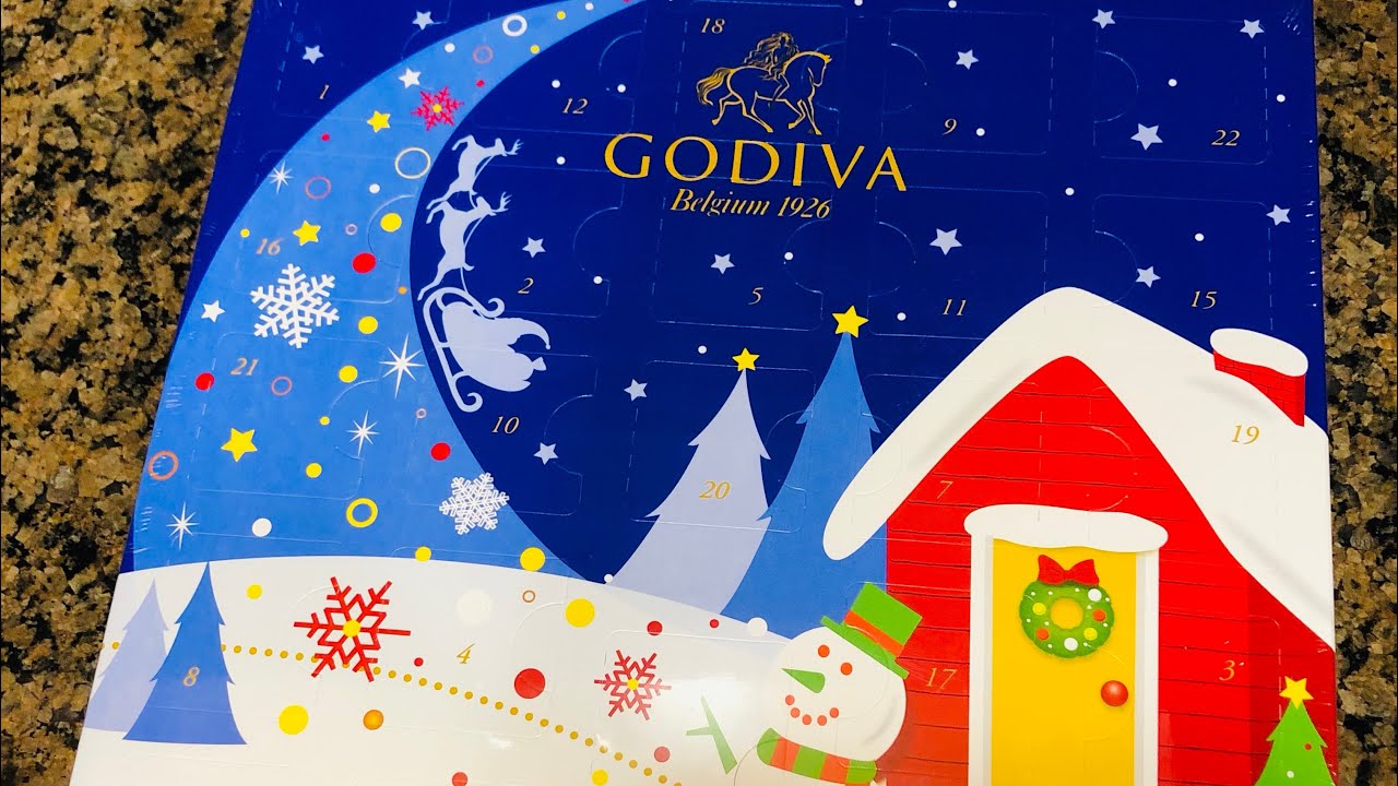 Godiva Chocolatier Holiday Gourmet Chocolate Advent Calendar 2021. Now is 15 dollars on Amazon 😳‼️