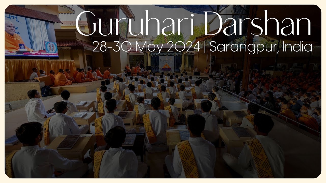 Guruhari Darshan, 28-30 May 2024, Sarangpur, India