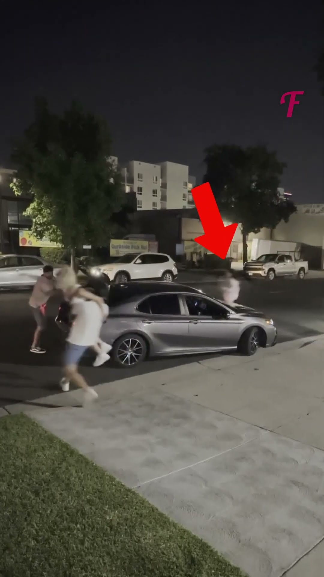 Men Try to Kidnap Her, but She Steals Their Car Instead! #shorts