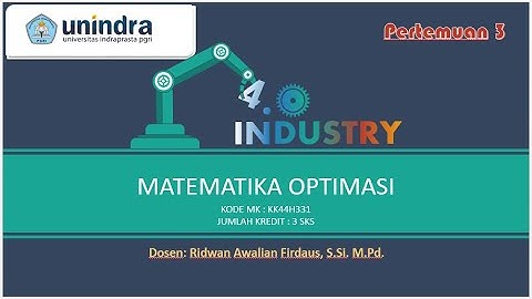 Pertemuan 3 : Pertidaksamaan Liniear dan Sistem Pertidaksamaan Linear