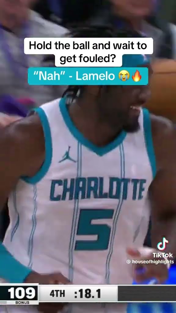 “NAH” #hoodnews #lameloball #NBA #basketball #sports #dunk #viralvideo #omg #how #wow #howto #wtf #i