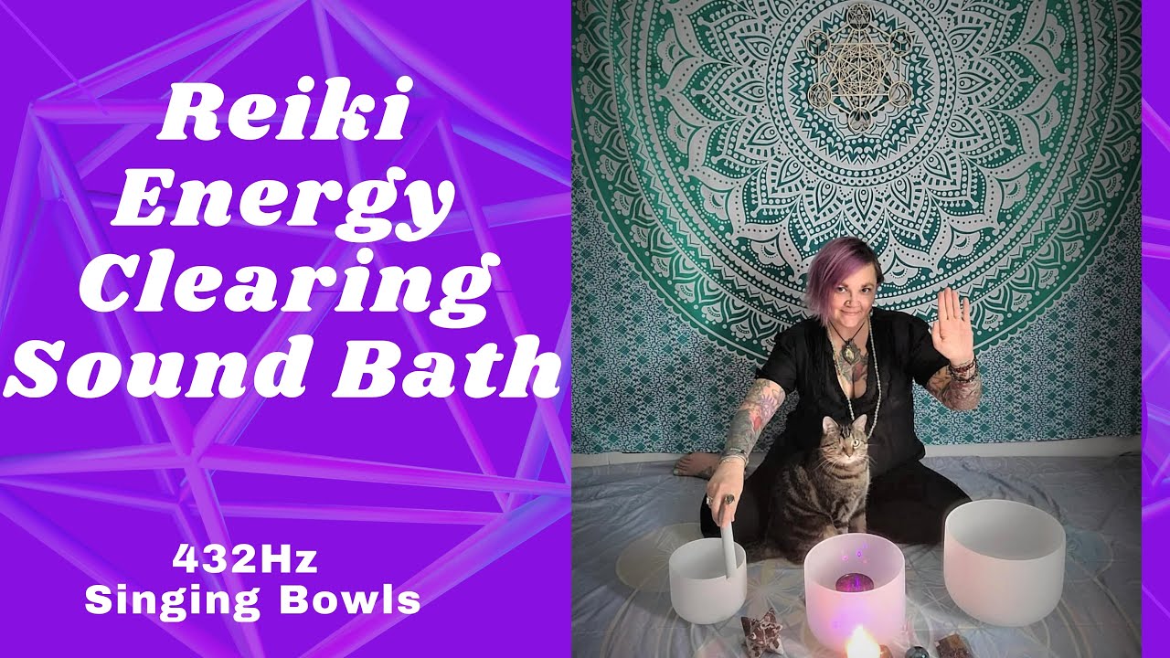 432Hz Singing Bowl Reiki Healing Sound Bath (no talking) Relaxation ...