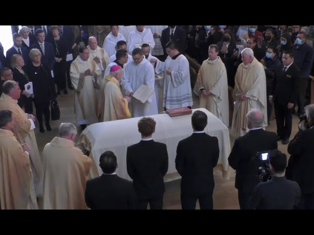 LIVE l Funeral mass underway for Bishop David O'Connell at the Cathedral of Our Lady of the Ang