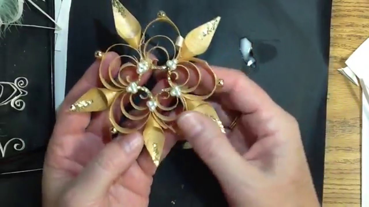 Art, Math and Science for Kids: Easy Paper Quilling Snowflakes - YouTube