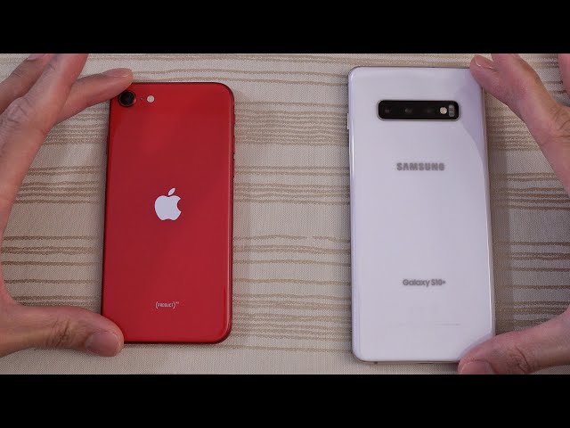 iPhone SE 2020 vs Samsung S10 Plus SPEED TEST! - YouTube