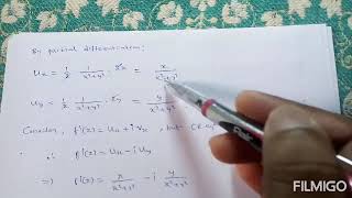 M4 Construction of Analytic function by Milne-Thompson method